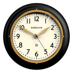 Newgate The Mini Cookhouse Clock, Dia.23cm Matte Black